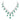 Diamond and Emerald Accent Necklace Best lab grown diamond jewellery brand