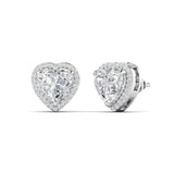 Ivana Jewels Earrings 1.50 Carat Each Fancy Heart Shape Earrings For Her