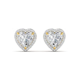Ivana Jewels Earrings 1.50 Carat Each Fancy Heart Shape Earrings For Her