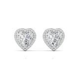 Ivana Jewels Earrings 1.50 Carat Each Fancy Heart Shape Earrings For Her
