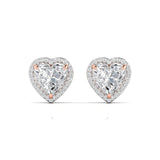 Ivana Jewels Earrings 1.50 Carat Each Fancy Heart Shape Earrings For Her