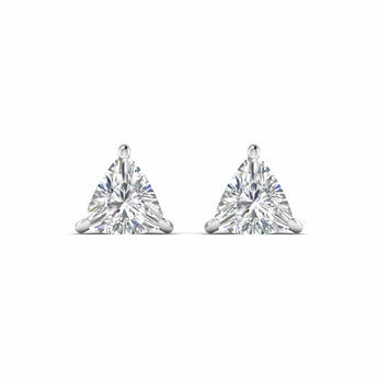Ivana Jewels Earrings 80 Pointers Each Trillion Cut Diamonds Studs Earrings