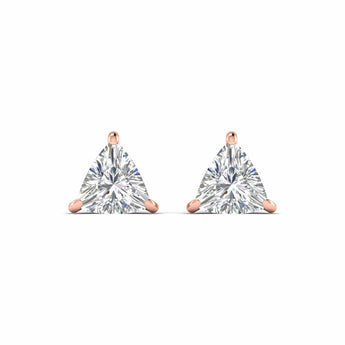 Ivana Jewels Earrings 80 Pointers Each Trillion Cut Diamonds Studs Earrings