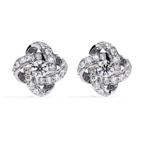 Ivana Jewels Earrings Braided Stud Earrings