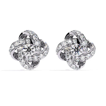 Ivana Jewels Earrings Braided Stud Earrings