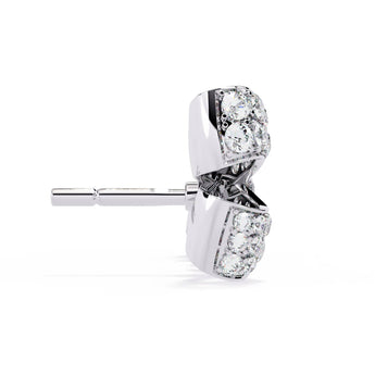 Ivana Jewels Earrings Delicate Diamond Bow Earrings