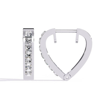 Ivana Jewels Earrings Diamond Accent Hoop Earrings