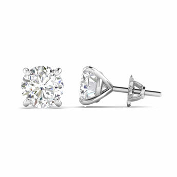 Ivana Jewels Earrings Diamond Stud Earrings in Gold