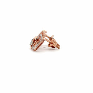 Ivana Jewels Earrings Entwined Diamond Earrings
