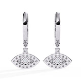 Ivana Jewels Earrings Evil Eye Diamond Earrings