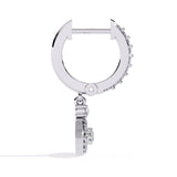 Ivana Jewels Earrings Evil Eye Diamond Earrings