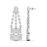 Ivana Jewels Earrings Geometric Diamond Dangle Earrings