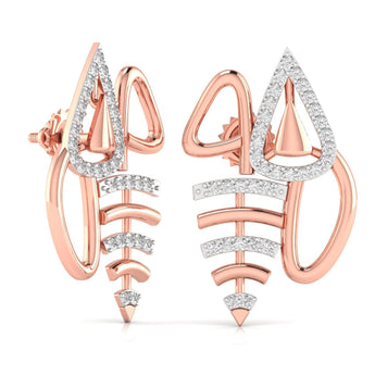 Ivana Jewels Earrings Interlocking Hoop Earrings