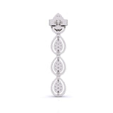 Ivana Jewels Earrings Leaf Design Drop Earrings