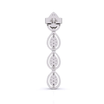 Ivana Jewels Earrings Leaf Design Drop Earrings