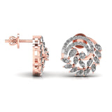 Ivana Jewels Earrings Marquise & Pear Fancy Diamonds Studs Earring