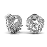 Ivana Jewels Earrings Marquise & Pear Fancy Diamonds Studs Earring