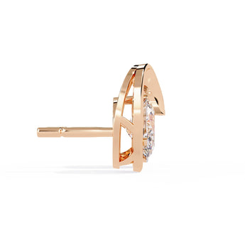 Ivana Jewels Earrings Modern Diamond Stud Earrings