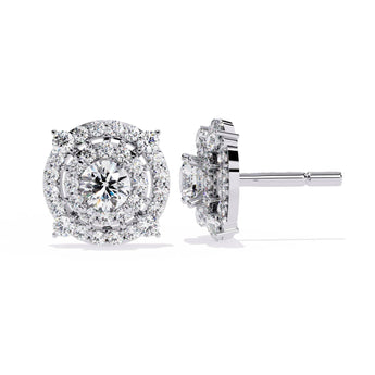 Ivana Jewels Earrings Multi-Halo Diamond Earrings