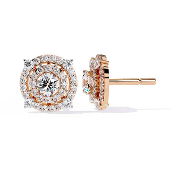 Ivana Jewels Earrings Multi-Halo Diamond Earrings