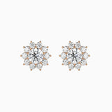 Ivana Jewels Earrings Rose Gold / 14KT Cluster Setting Stud Flower Earring