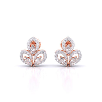 Ivana Jewels Earrings Rose Gold / 14KT Fancy Designed Earring