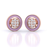 Ivana Jewels Earrings Rose Gold / 14KT Lavender Twilight Earrings