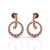 Ivana Jewels Earrings Rose Gold / 14KT Luxe Hoops