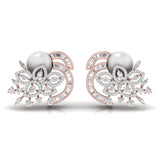 Ivana Jewels Earrings Rose Gold / 14KT Stylish Party Wear Earring For Her