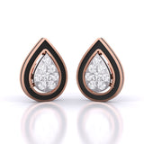 Ivana Jewels Earrings Rose Gold / 14KT Tear Drop Stud Earrings