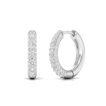 Ivana Jewels Earrings Round cut Diamonds Clustered Elegance Earrings