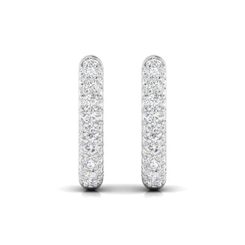 Ivana Jewels Earrings Round cut Diamonds Clustered Elegance Earrings