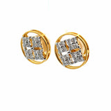 Ivana Jewels Earrings Round cut Diamonds Studded Earrings