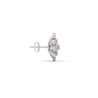 Ivana Jewels Earrings Snowflake Diamond Studs