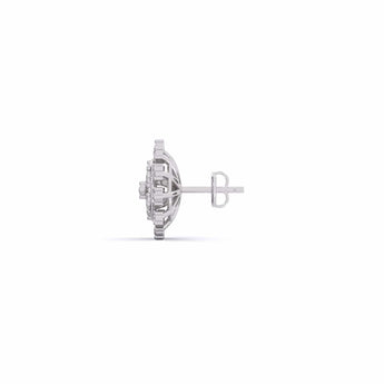 Ivana Jewels Earrings Snowflake Diamond Studs