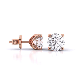 Ivana Jewels Earrings Solitaire Studs