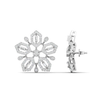Ivana Jewels Earrings Stud Diamond Earrings