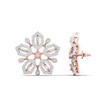 Ivana Jewels Earrings Stud Diamond Earrings