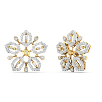 Ivana Jewels Earrings Stud Diamond Earrings