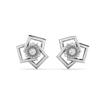 Ivana Jewels Earrings White Gold / 14KT 0.06 Ct Versatile Earrings