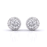Ivana Jewels Earrings White Gold / 14KT Diamond Sparkler Studs