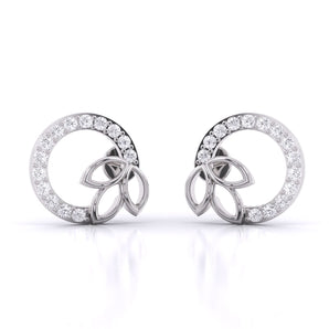 Ivana Jewels Earrings White Gold / 14KT / Earring Classic Petal Earring