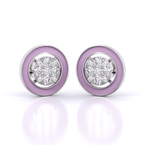 Ivana Jewels Earrings White Gold / 14KT Lavender Twilight Earrings