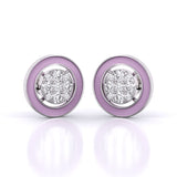 Ivana Jewels Earrings White Gold / 14KT Lavender Twilight Earrings