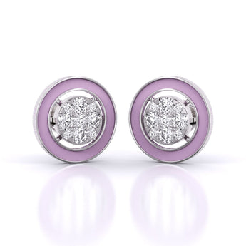 Ivana Jewels Earrings White Gold / 14KT Lavender Twilight Earrings