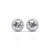 Ivana Jewels Earrings White Gold / 14KT Louis Vuitton Monogram Earrings