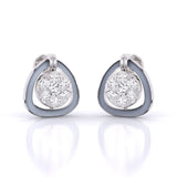 Ivana Jewels Earrings White Gold / 14KT Petite Diamond Earrings