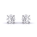 Ivana Jewels Earrings White Gold / 14KT Solitaire Studs