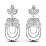 Ivana Jewels Earrings White Gold / 14KT Staid Lab Grown Diamond Earring