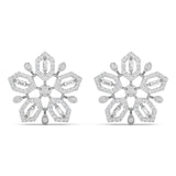 Ivana Jewels Earrings White Gold / 14KT Stud Diamond Earrings
